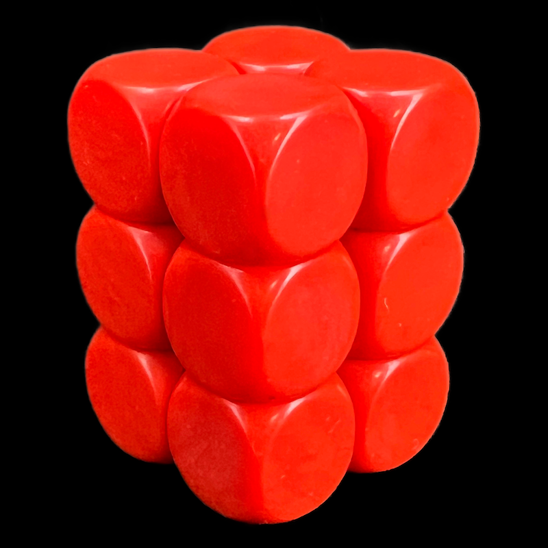D&G Blank Red Dice