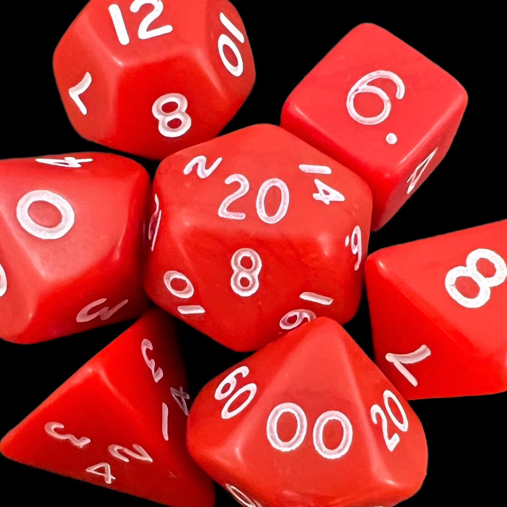 D&G Opaque Red Dice