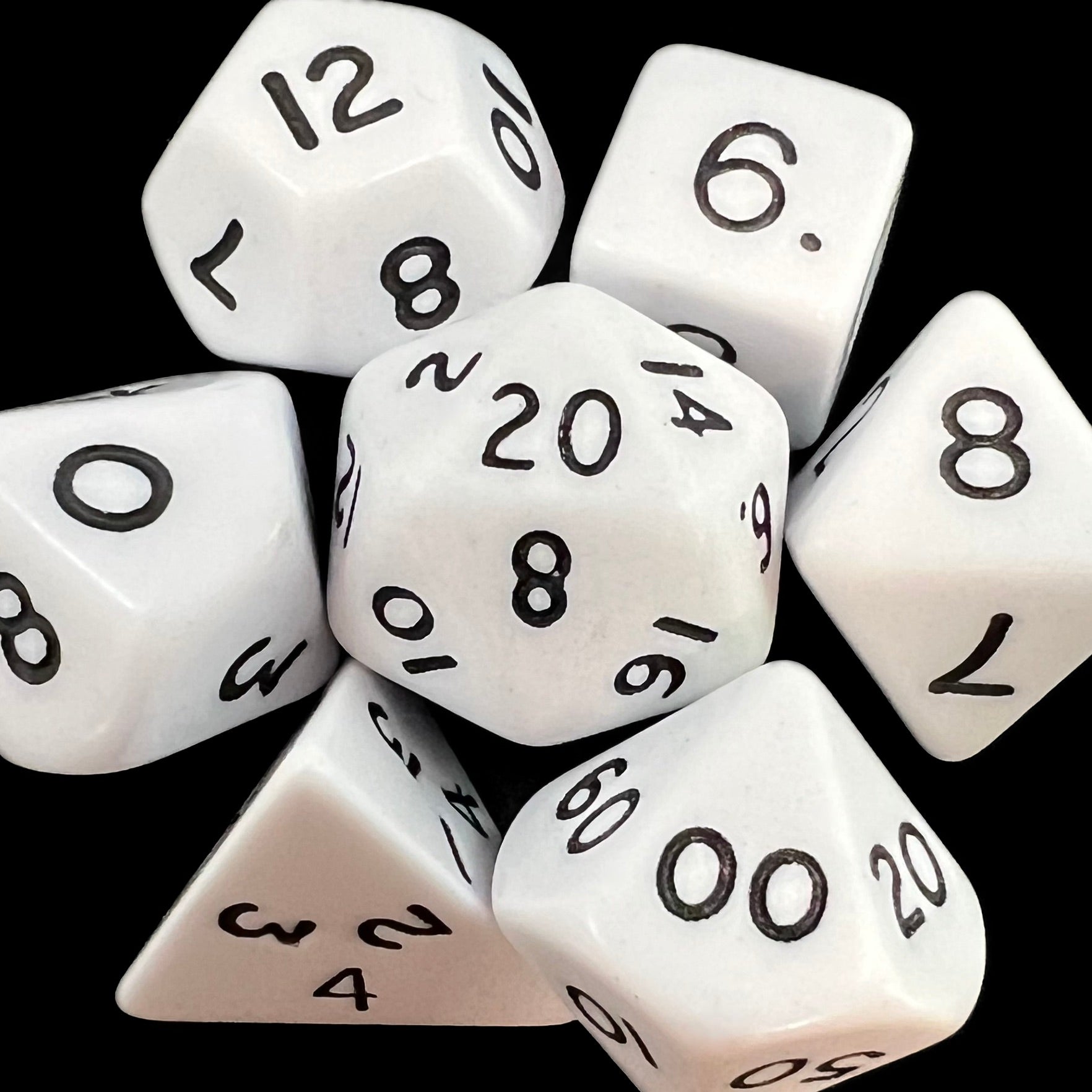 D&G Opaque White Dice