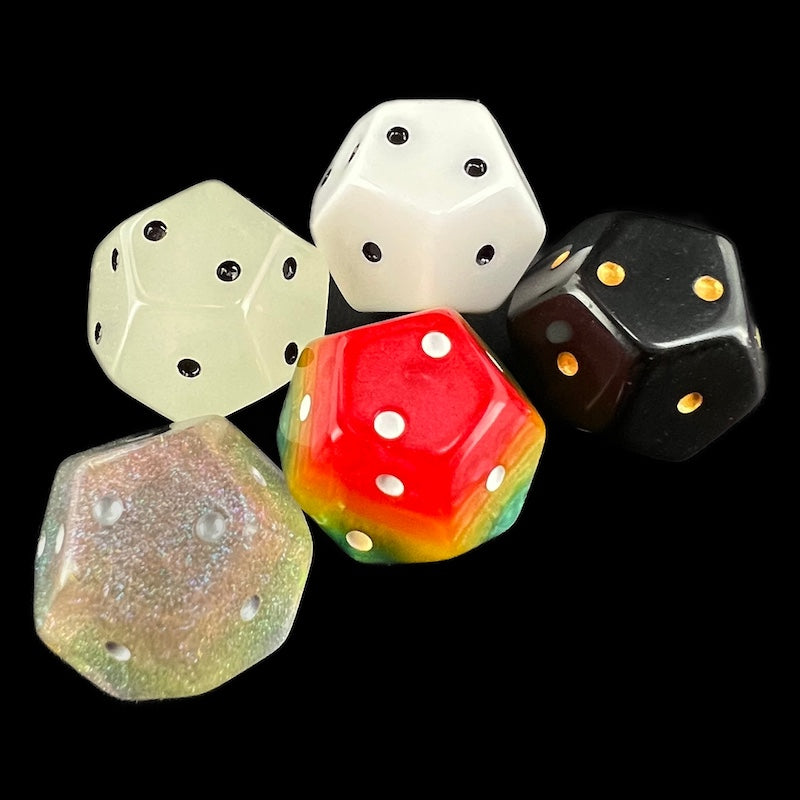 DodecaDice Six-Fold D2  12 Sided Spot D2 Dice