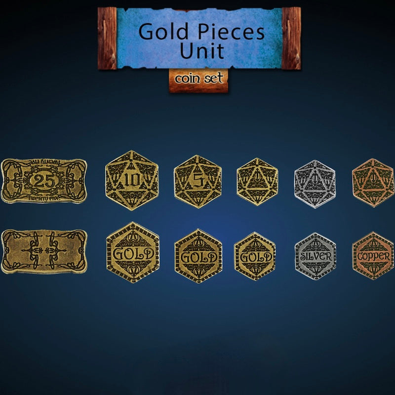 Gold Piece Unit Legendary Metal Coins