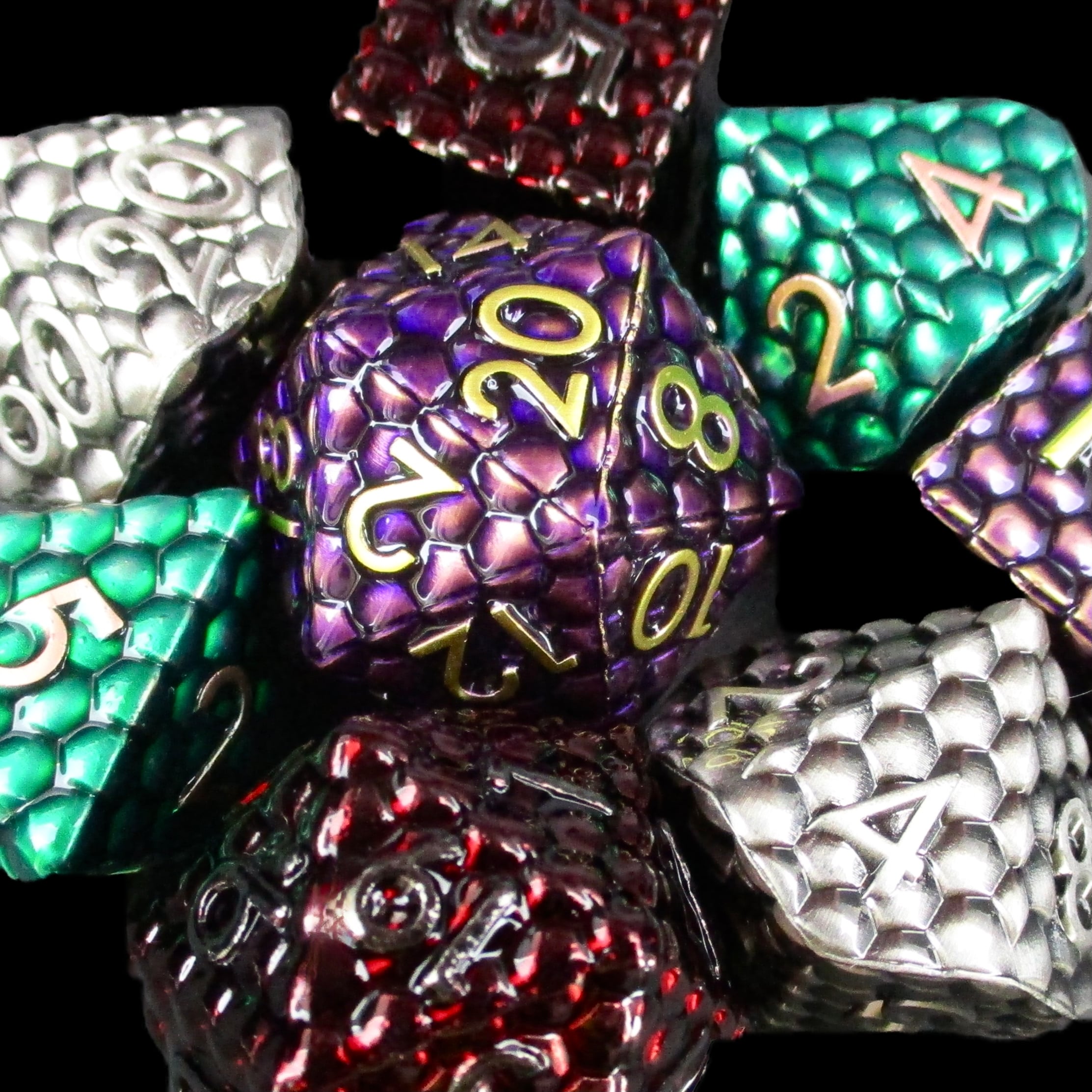 TDSO Metal Dragon Scale Dice