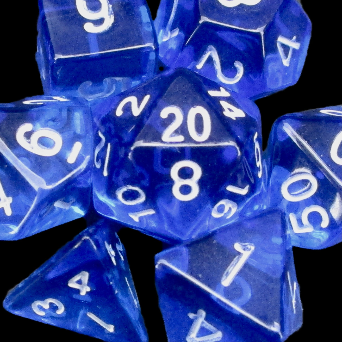 *TDSO Mini Bright Gem Sapphire Dice
