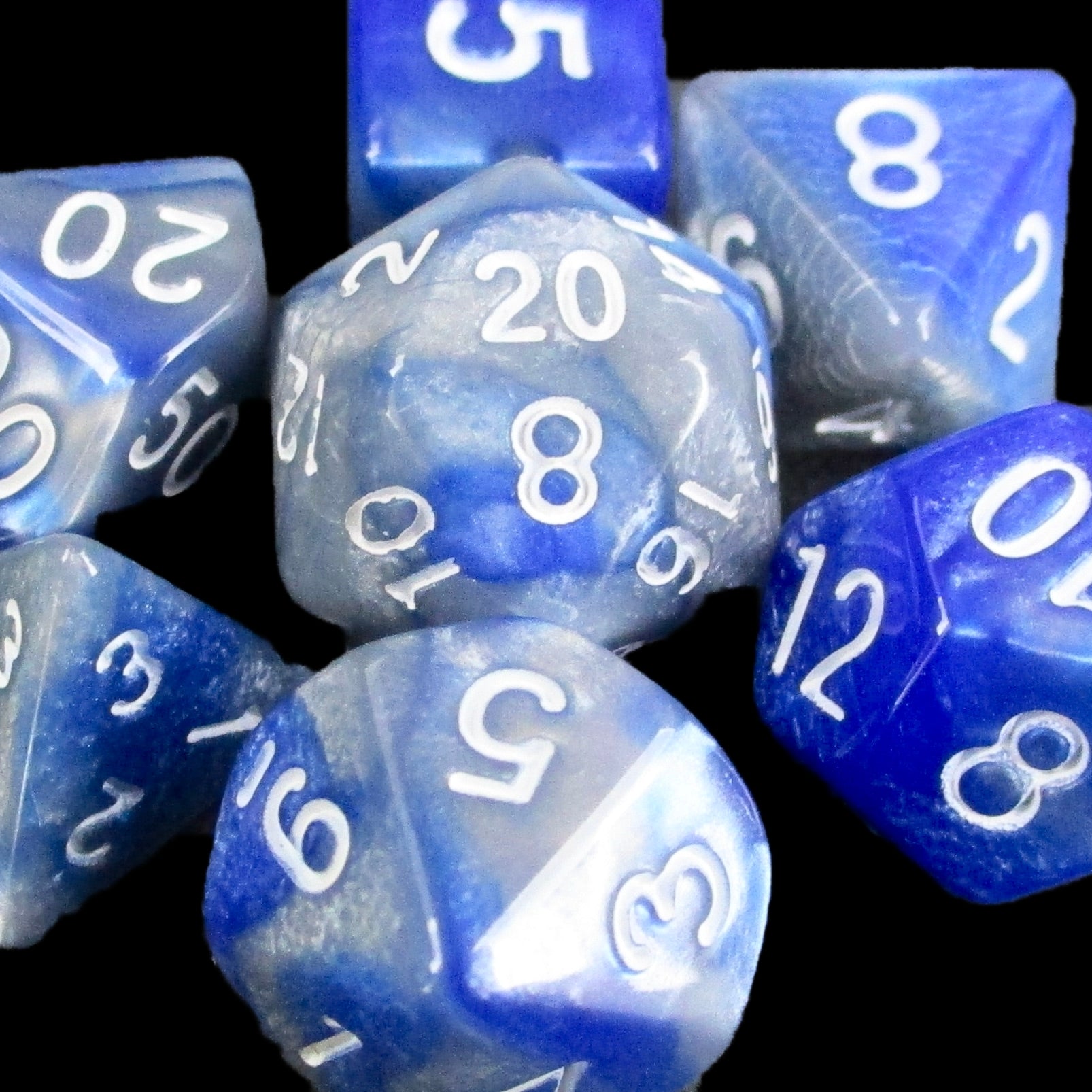 *TDSO Mini Duel Blue & Steel Dice