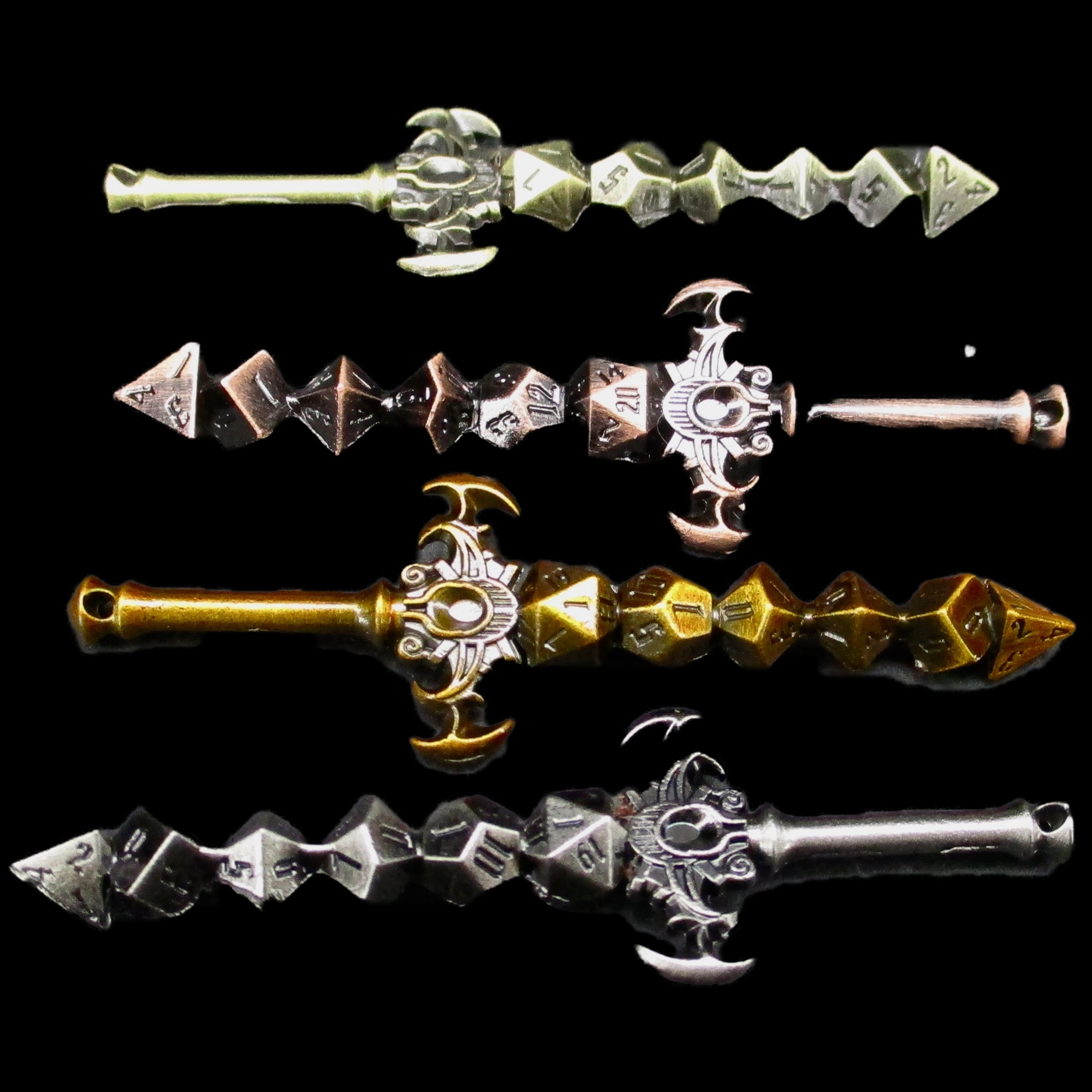 Miniature Dice Swords