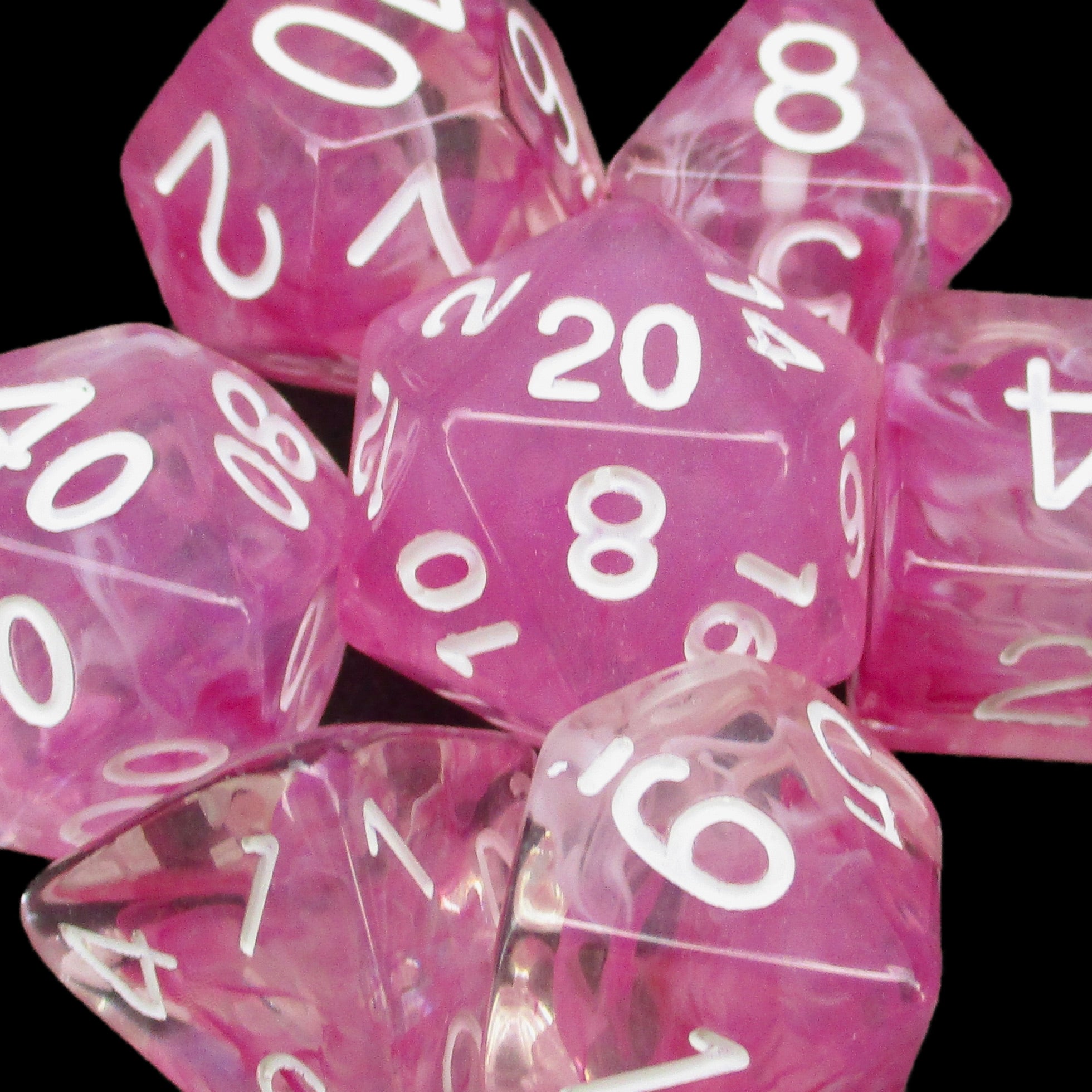 Role 4 Initiative Diffusion Pink Cherry Blossom Dice