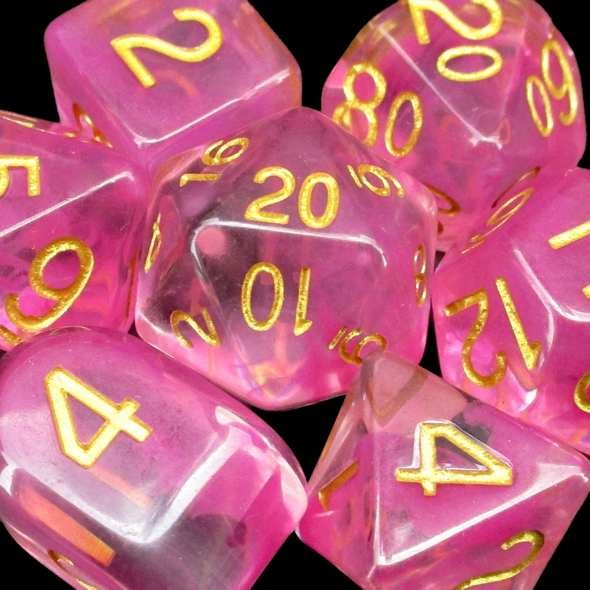 Role 4 Initiative Diffusion Rose Gold Dice