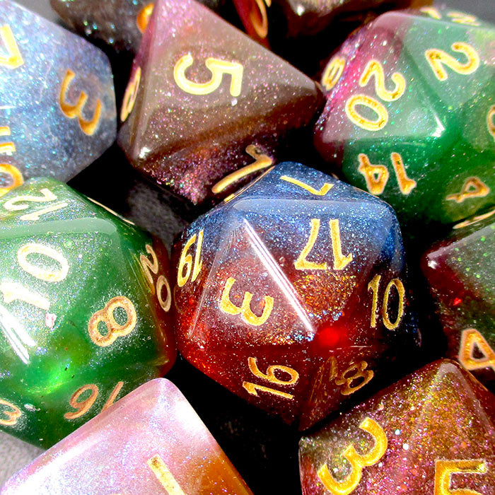TDSO Phoenix Multi Glitter Dice