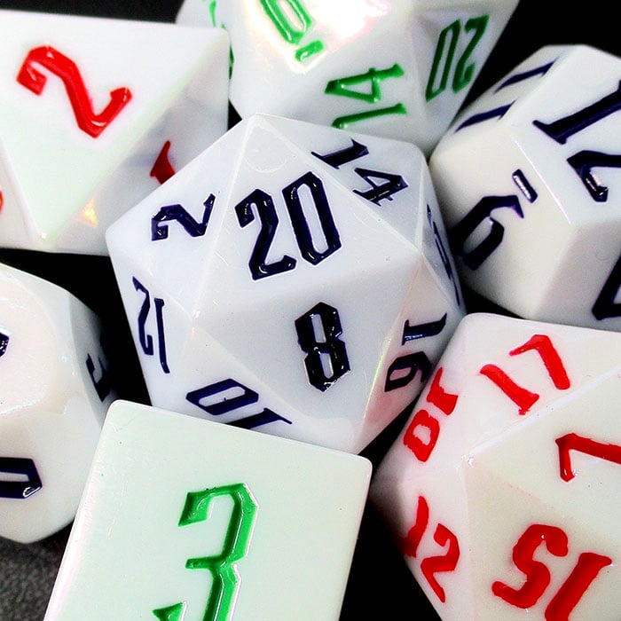 TDSO Gothic Script Large Dice