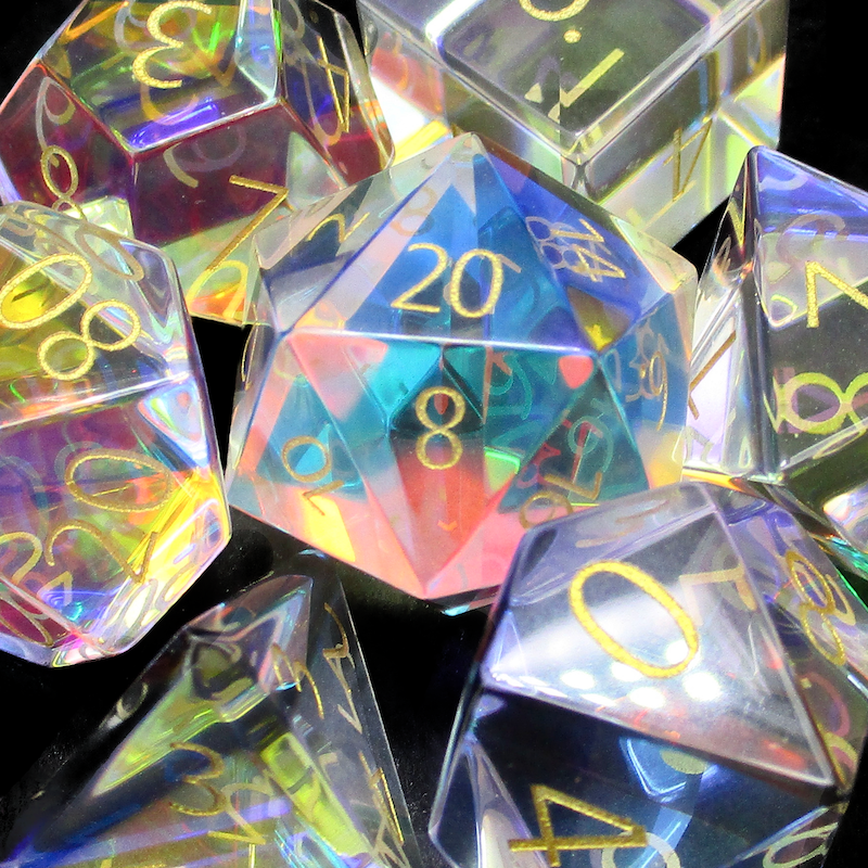 TDSO Gemstone & Glass Dice