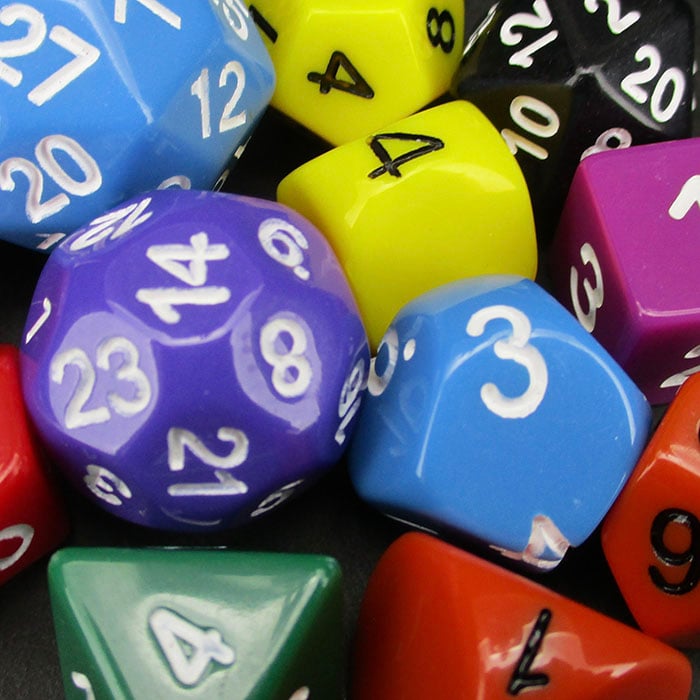 *Impact Opaque Rainbow & LTD EDITION Dice