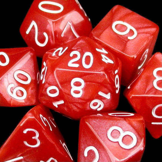 Role 4 Initiative Marble Red Dice