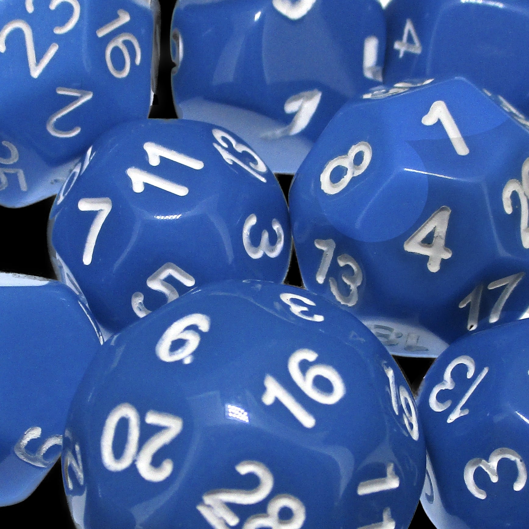 X DISCONTINUED Impact Opaque Light Blue Dice