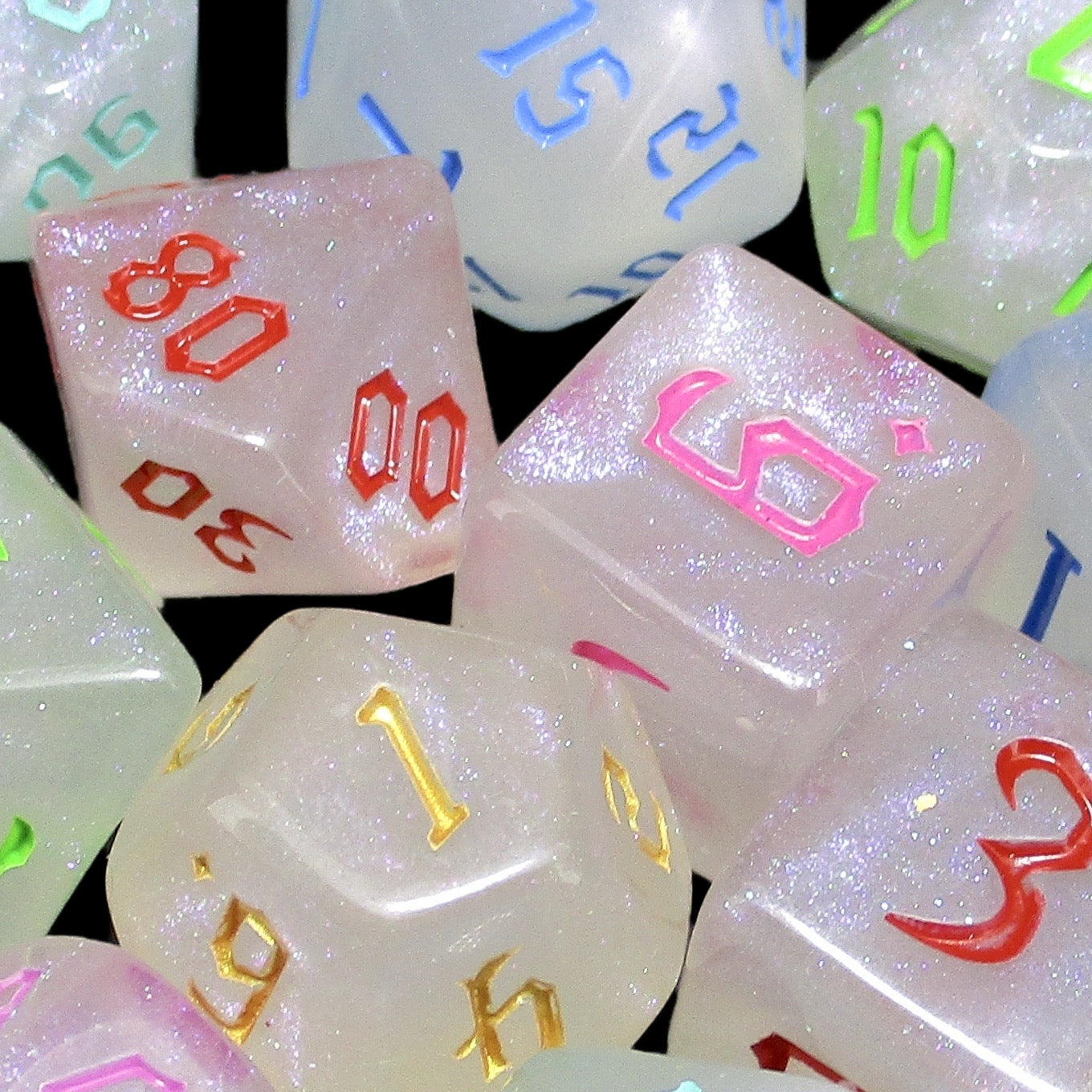 TDSO Gothic Shimmer Dice