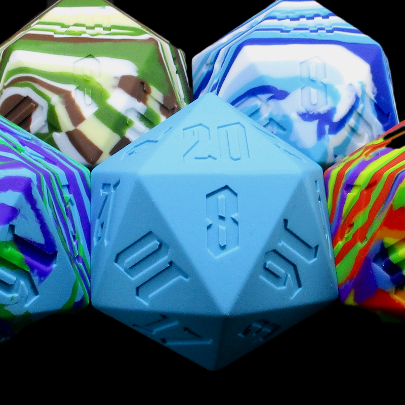 Silicone Massive D20 Dice