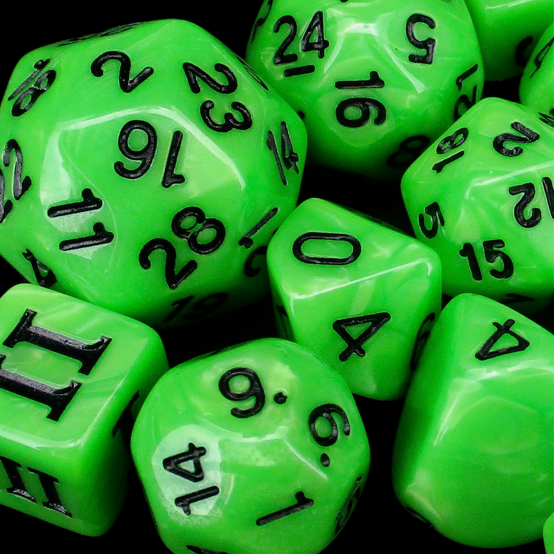 *Impact Unleashed Arcana Venom Bolt Dice