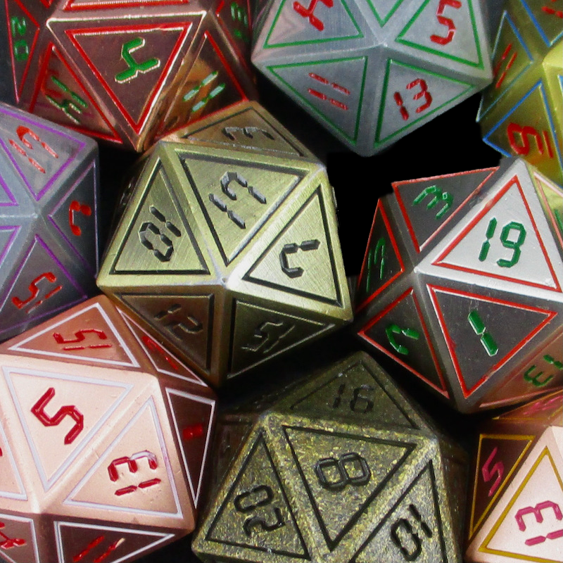 TDSO Metal Digital Dice