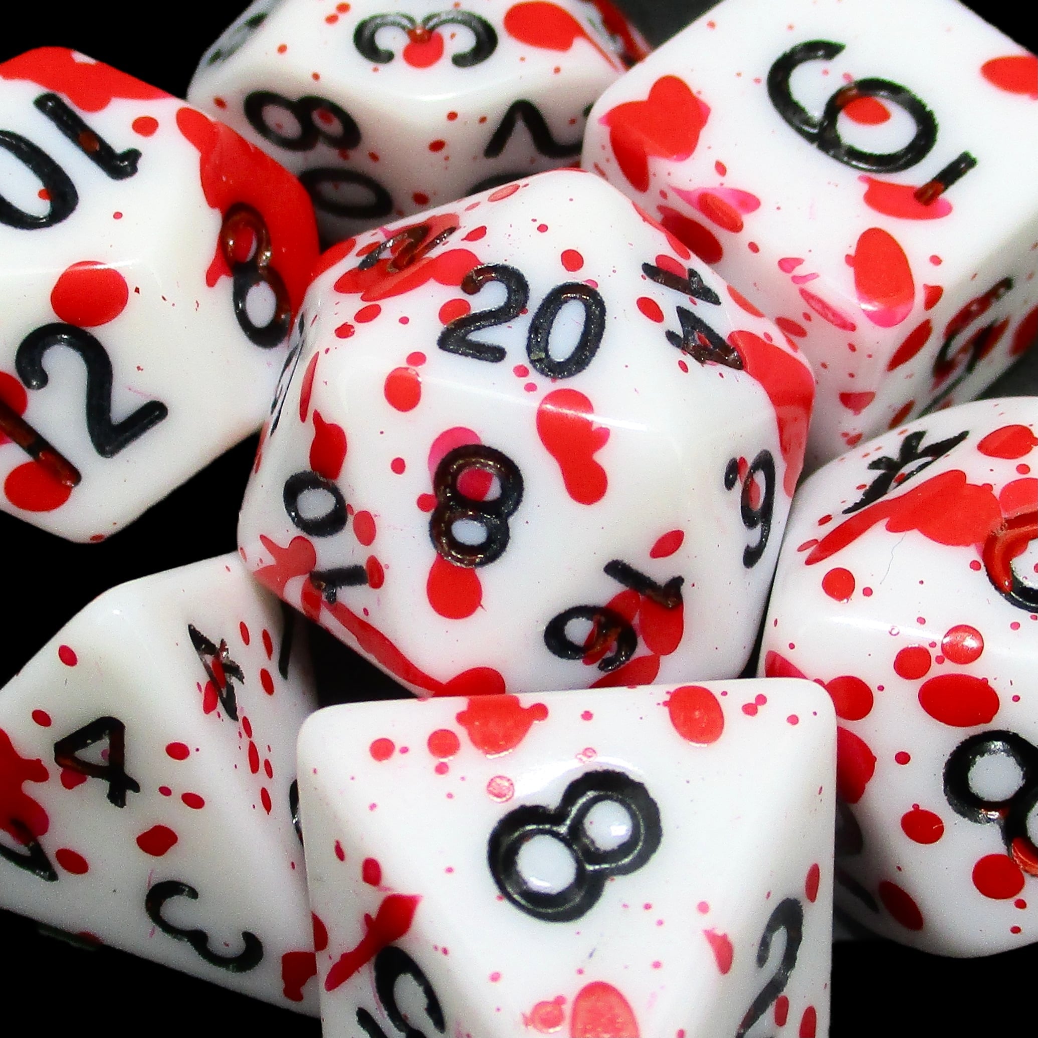 TDSO Splatter - Red Blood Dice