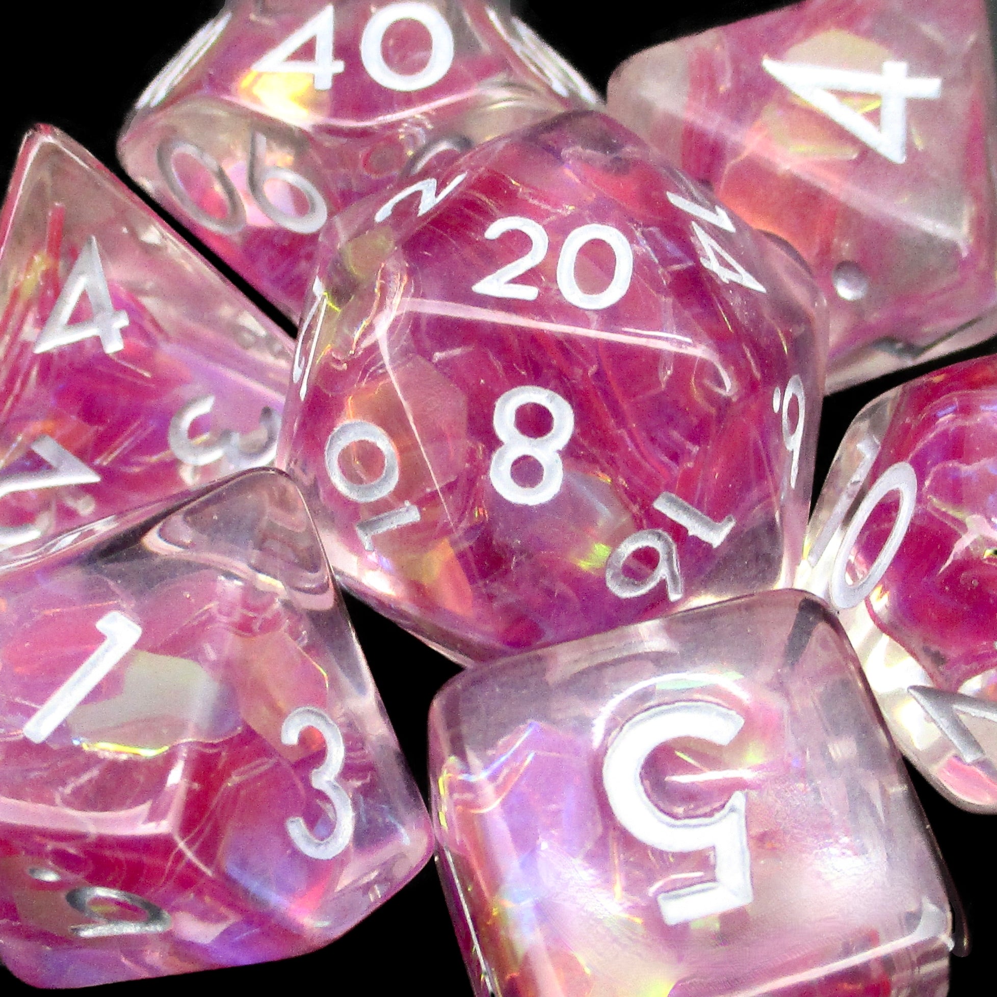 TDSO Pink Dragon Scale Dice