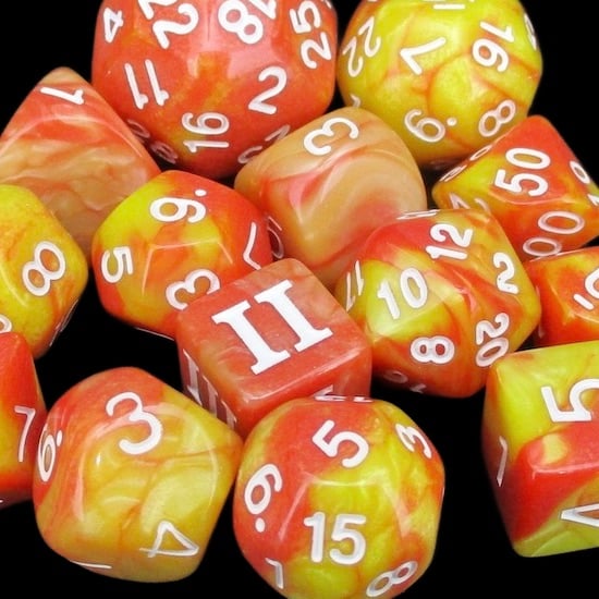 *Impact Unleashed Arcana Flame Arrows Dice