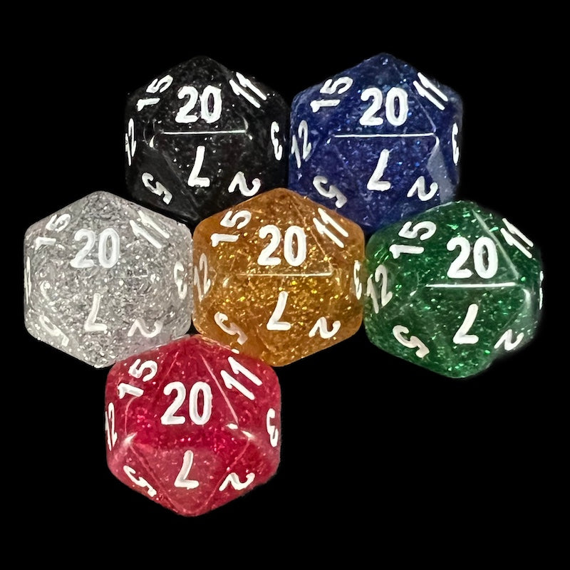Koplow Glitter Dice