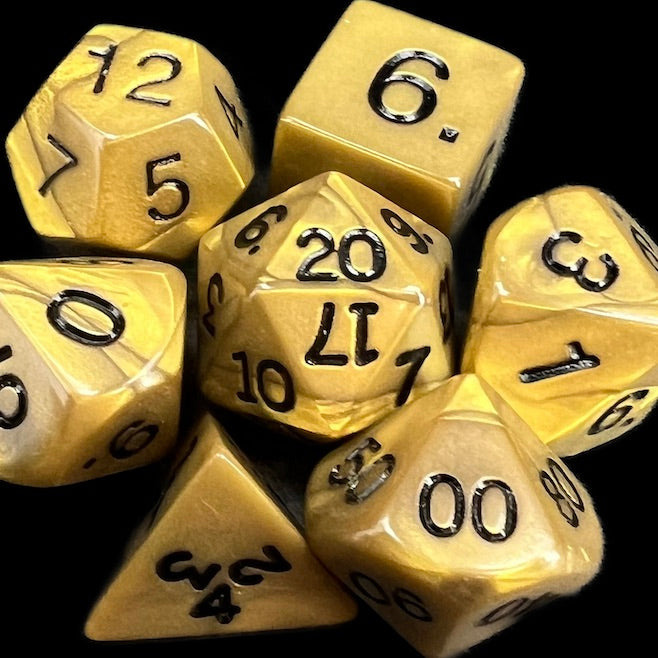 Koplow Olympic Pearl Gold Dice