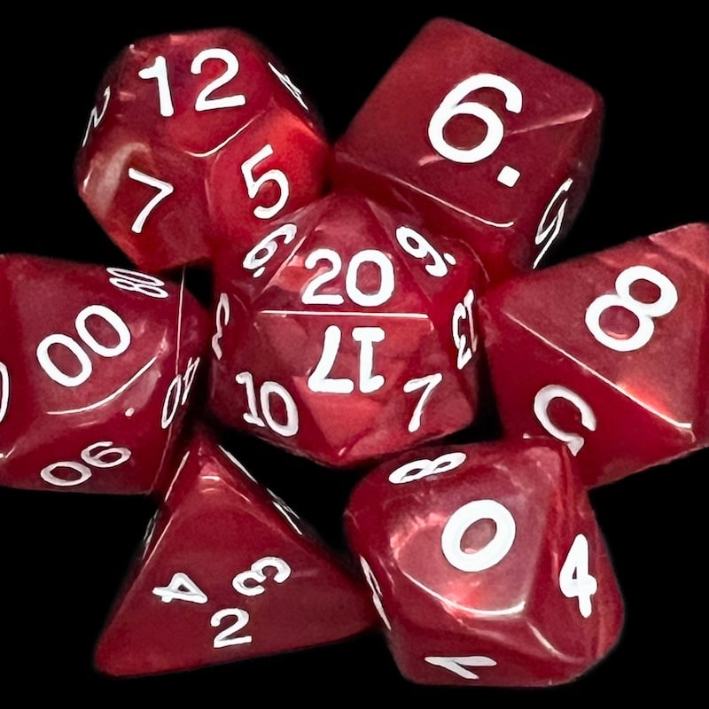 Koplow Pearl Red Dice