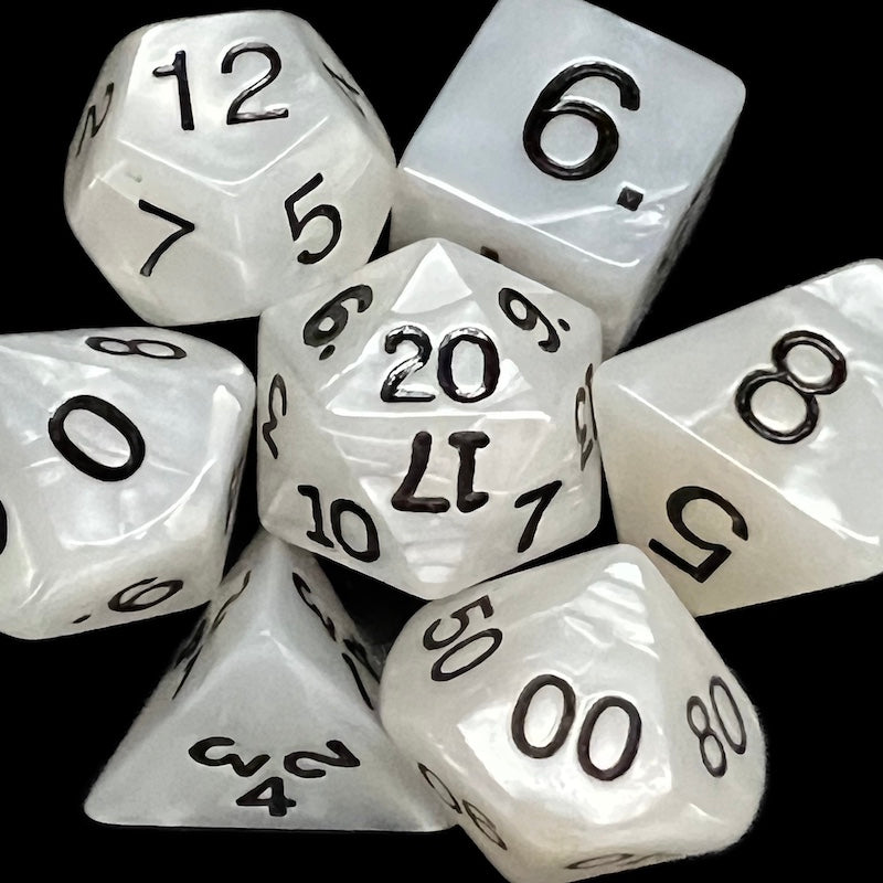 Koplow Pearl White Dice
