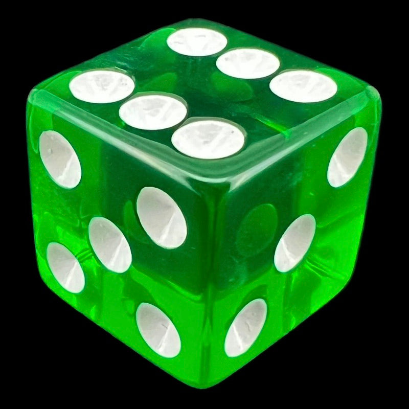 Koplow Transparent Green Dice