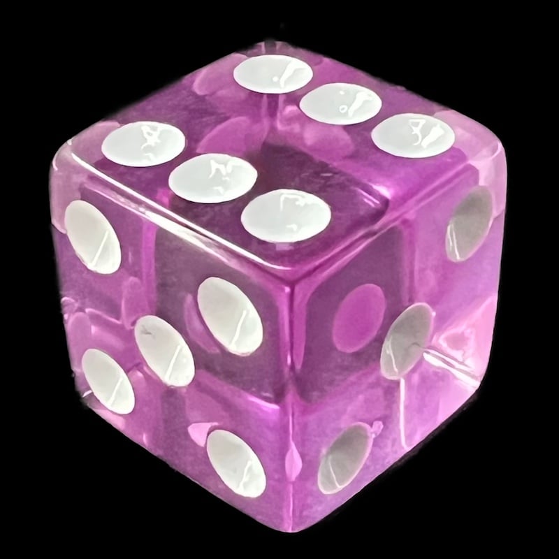 Koplow Transparent Orchid Dice