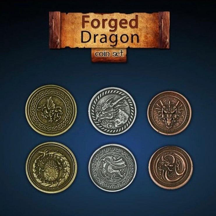 Dragon Forged Legendary Metal Coins