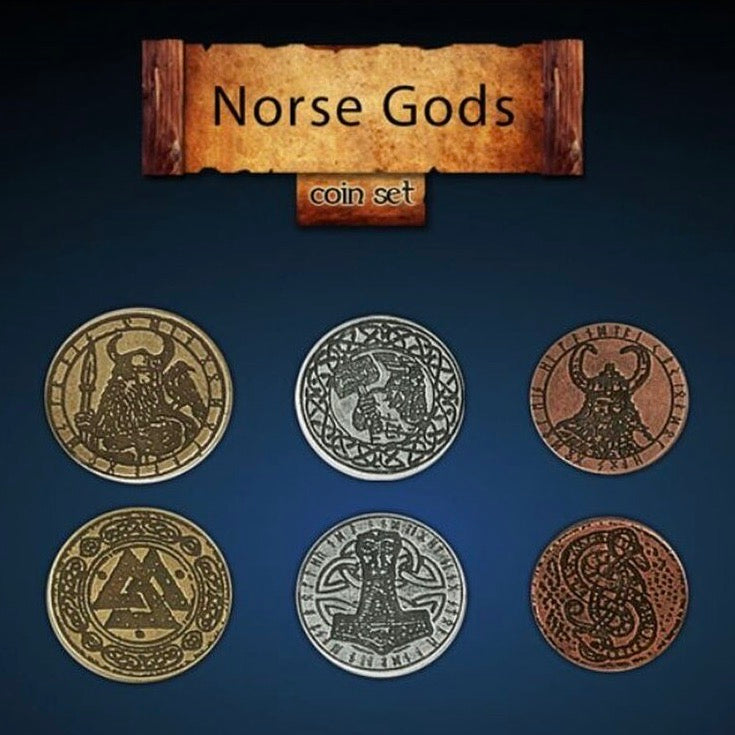 Norse Gods Legendary Metal Coins