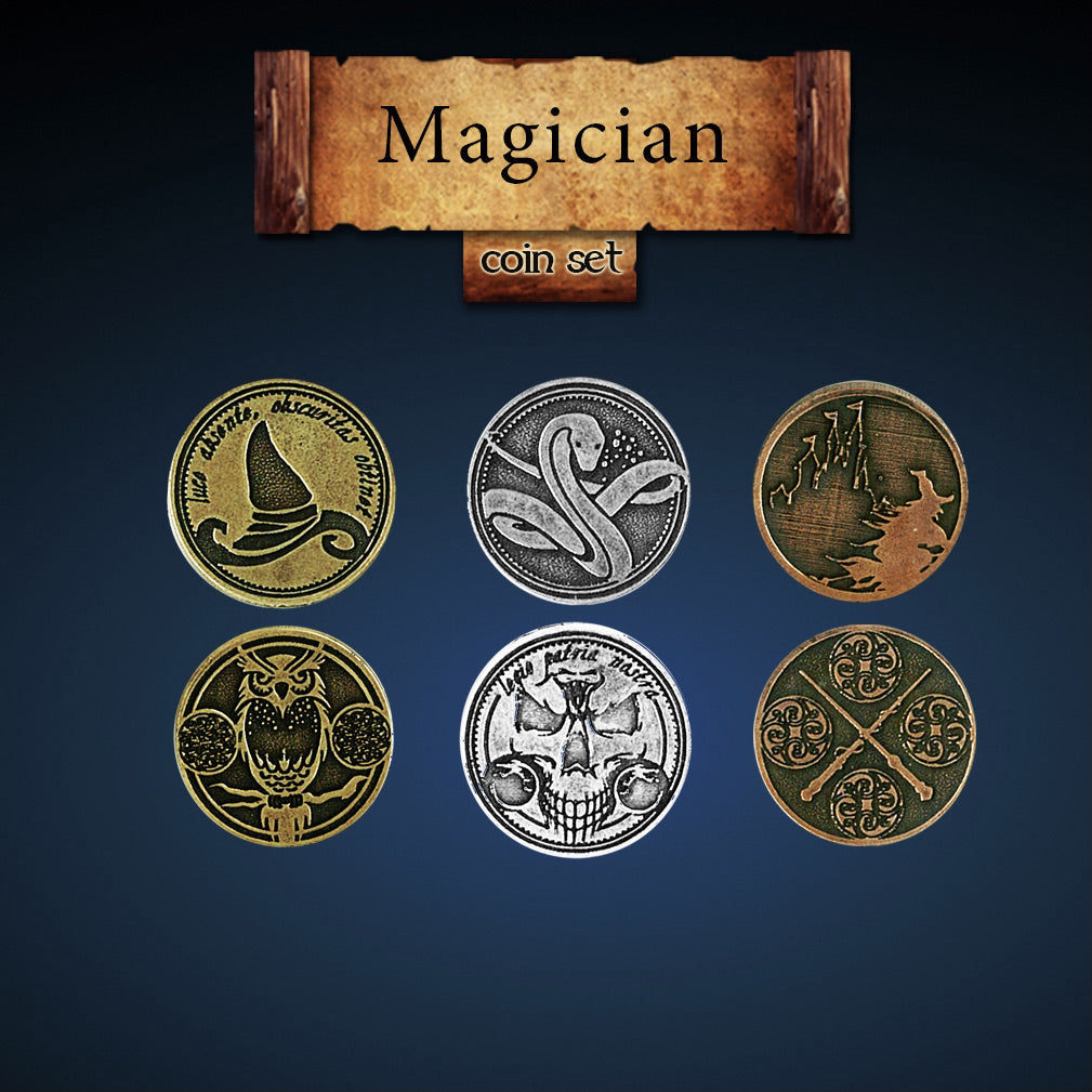 Magician Legendary Metal Coins