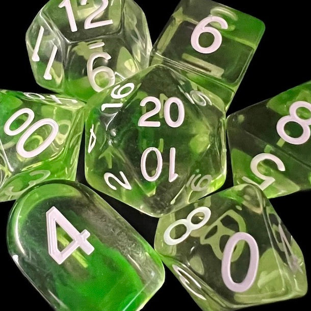 Role 4 Initiative Diffusion Slime Green Dice