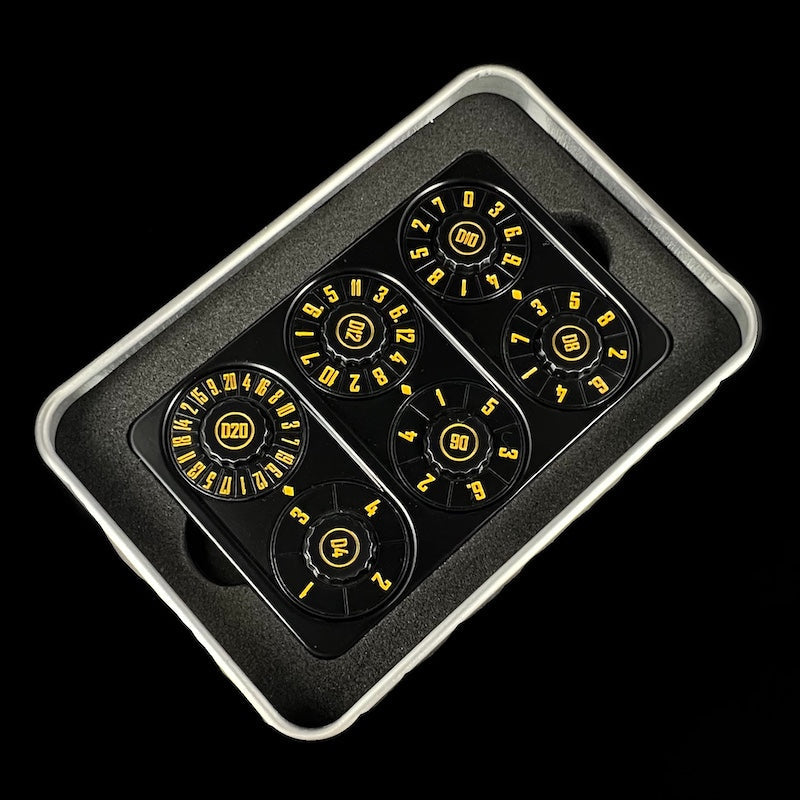 Metal Credit Card Shaped Dice Spinners