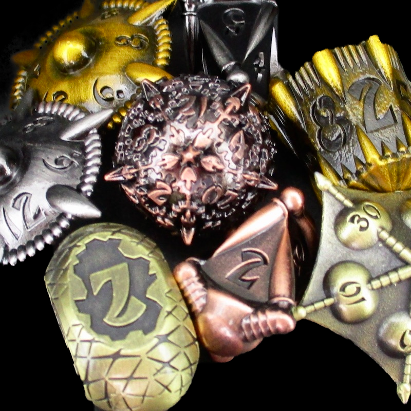 Metal Ancient Dragon Dice Sets