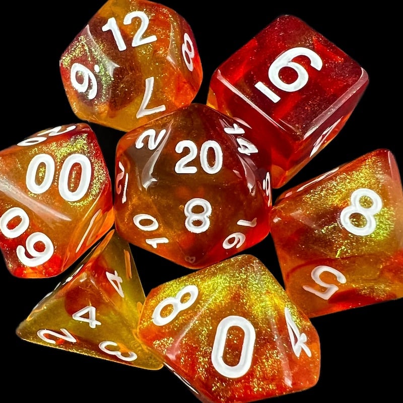TDSO Aurora Volcanic Lava Dice