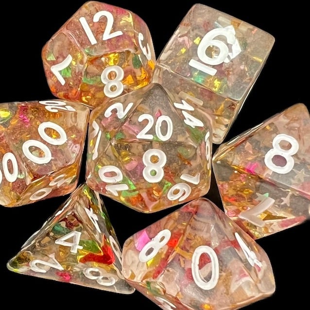 TDSO Confetti Party Dice
