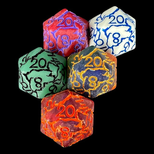 TDSO Crackle Dice & Dice Sets
