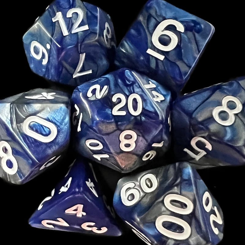 TDSO Duel Blue & Steel Dice