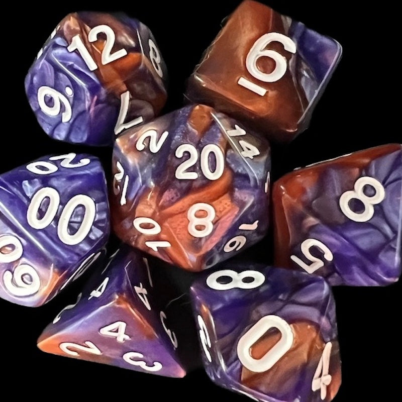 TDSO Duel Copper & Blue Dice