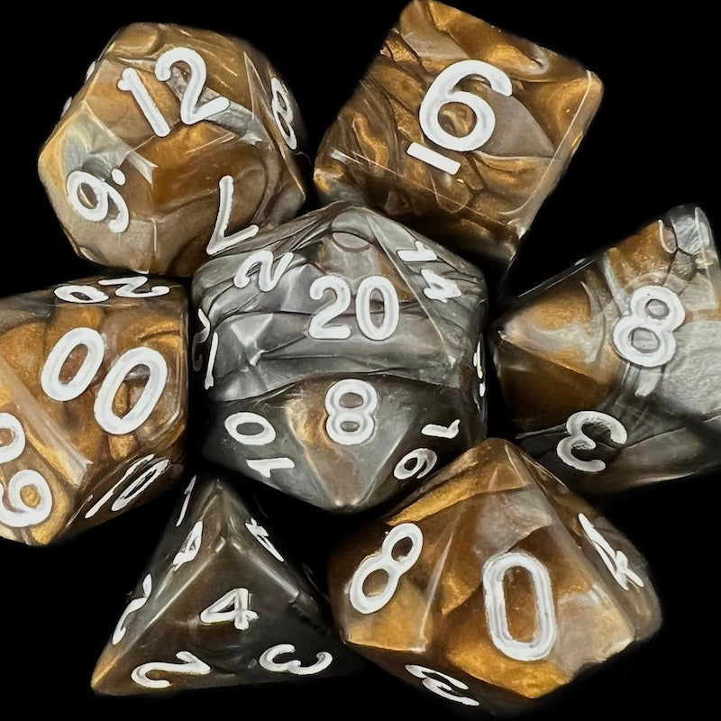 TDSO Duel Gold & Silver Dice