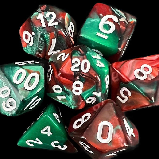TDSO Duel Green & Red Dice