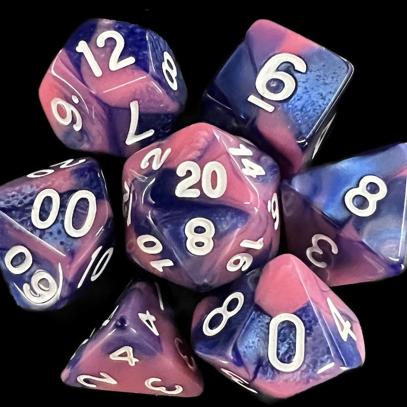 TDSO Duel Pink & Purple  Dice