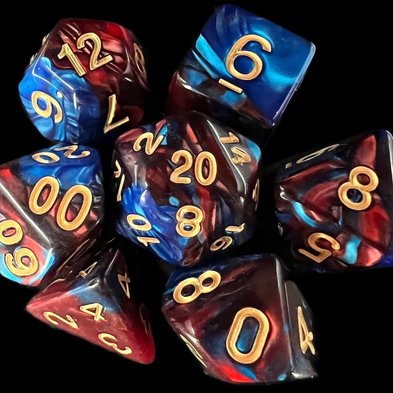 TDSO Duel Red & Blue Dice