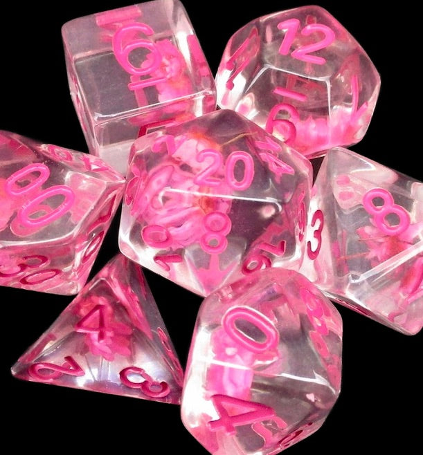 *TDSO Encapsulated Flower Pink Dice