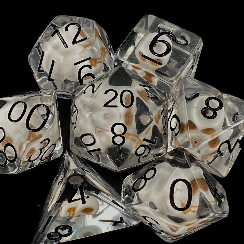 TDSO Encased Skull Stone Dice