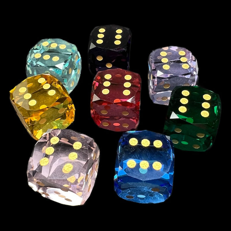 Gemstone & Glass Limited Production Dice