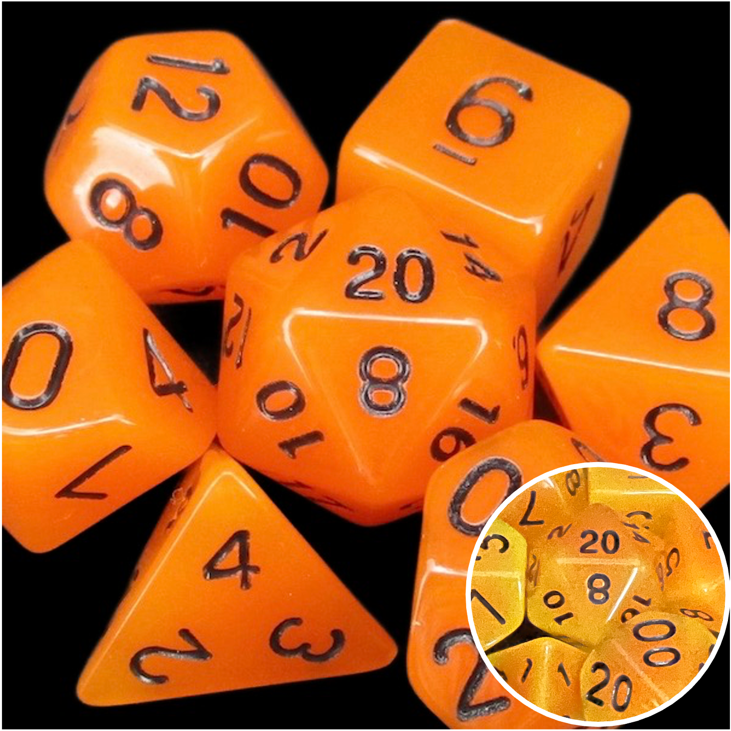 *TDSO Frost Fire Glow Dice