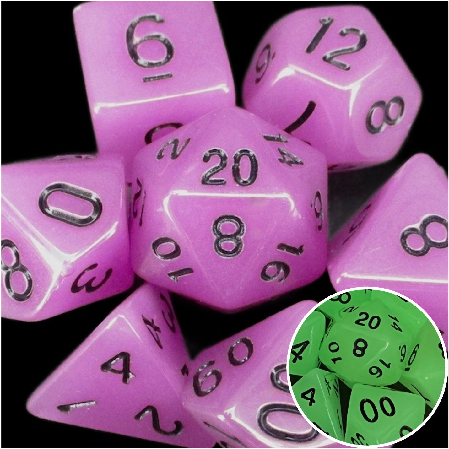 *TDSO Frost Purple Glow Dice